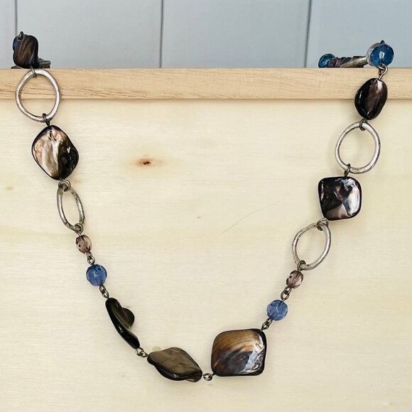 Lia Sophia Vintage Indigo Necklace - Picture 5 of 6